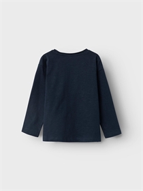 NAME IT Langærmet Bluse Volt Dark Sapphire